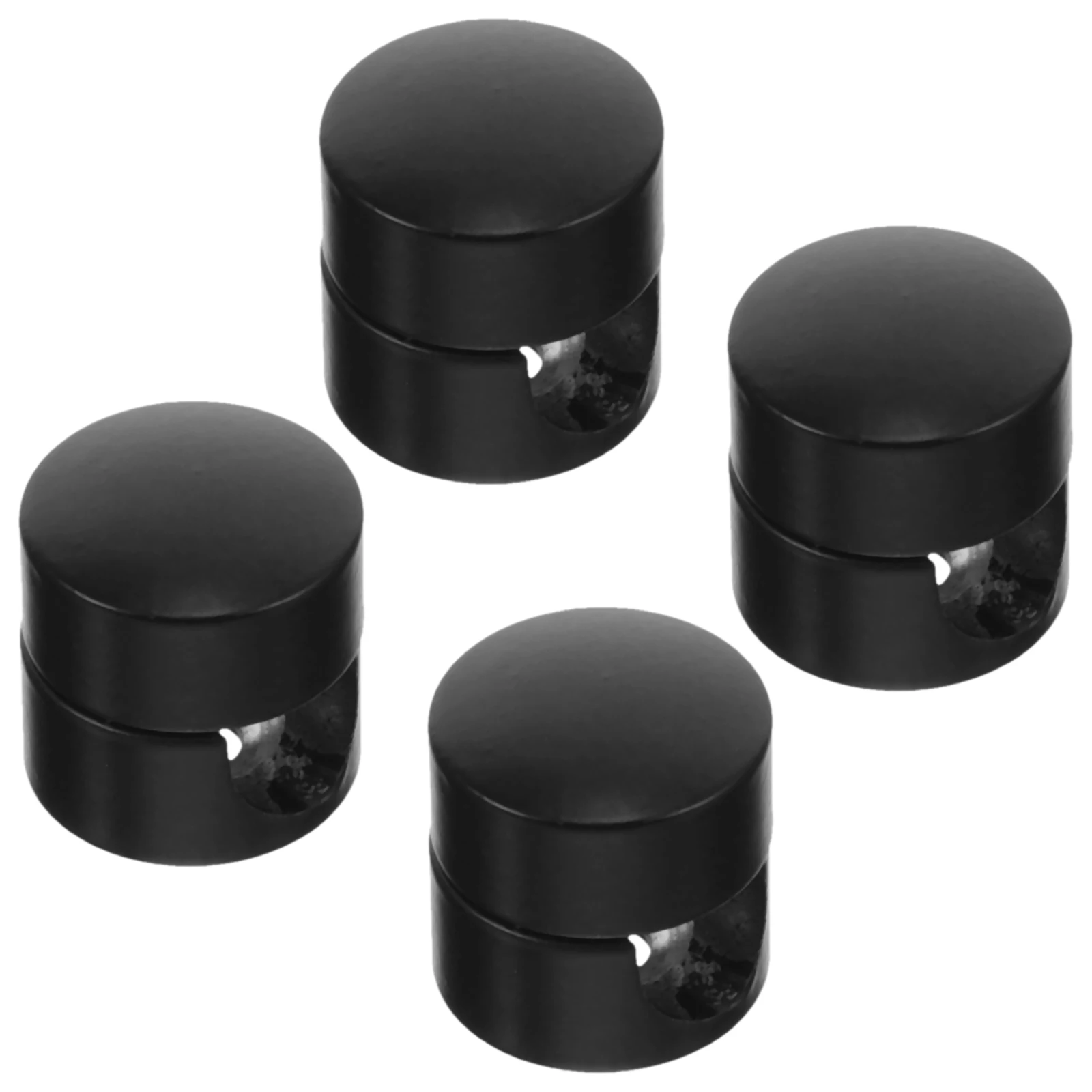 

4pcs Cable Glands Black Matte DIY Cord Grips Pendant Light Wire Buckle Electrical Strain Relief Connectors Retro Home Cafe