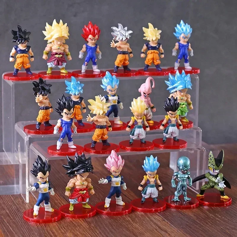 Dragon Ball Z Super Saiyan Son Goku Аниме Фигурка Son Gohan Vegeta Broly Piccolo Majin Buu Набор Детские игрушки-сюрпризы Подарки