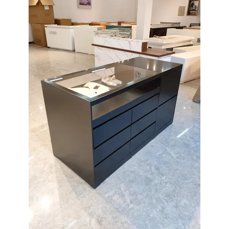 Clothing Store Nakajima Table Display Table Side Cabinet Locker Paint Decorative Cabinet Ornament Booth Display Display Table Cu