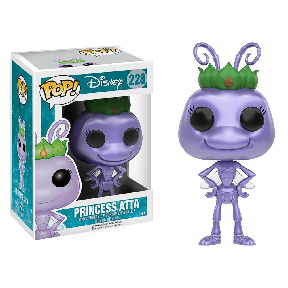 

Disney Pixar A Bug's Life Atta POP Figure, Flik and Dot Collection, Official Character Model Gift A Bug's Life Action Figure Set