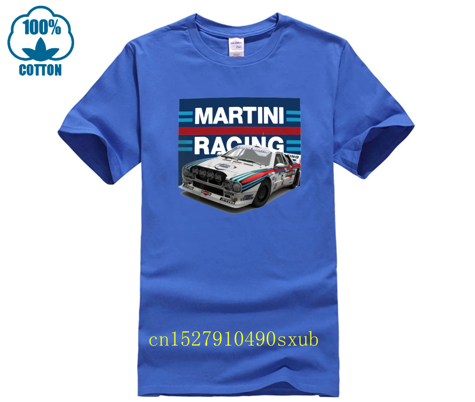 Lancia Rally 037 Group B T Shirt Martini Racing WRC