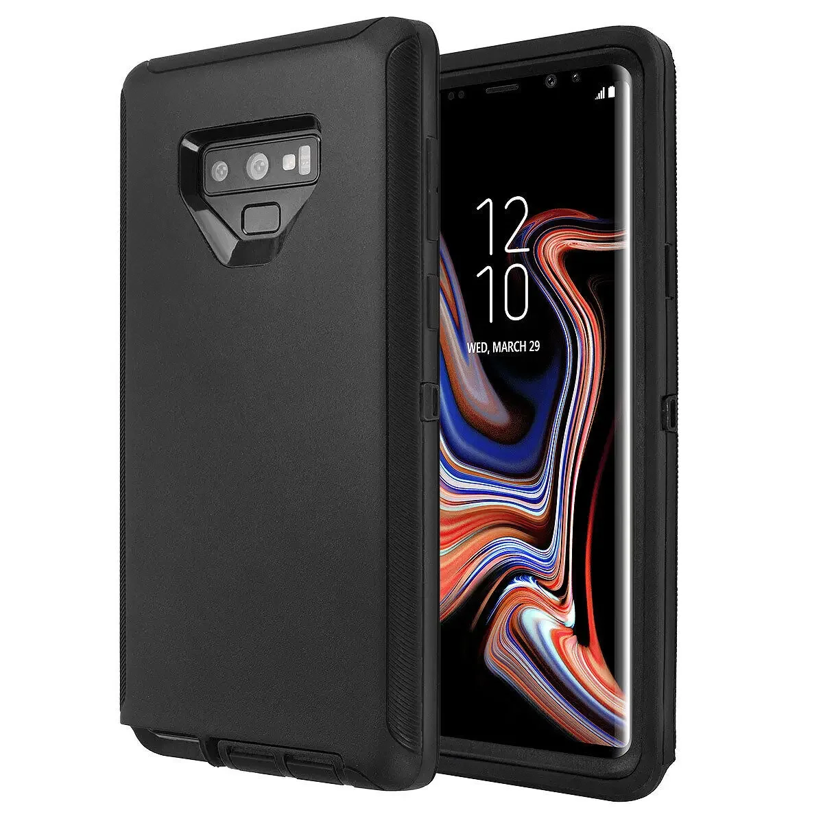 For Samsung Galaxy Note 9 Note 10Plus Note 20 Ultra Phone Case 3-Layer Heavy Duty Armor Shockproof Rugged Protective Cover