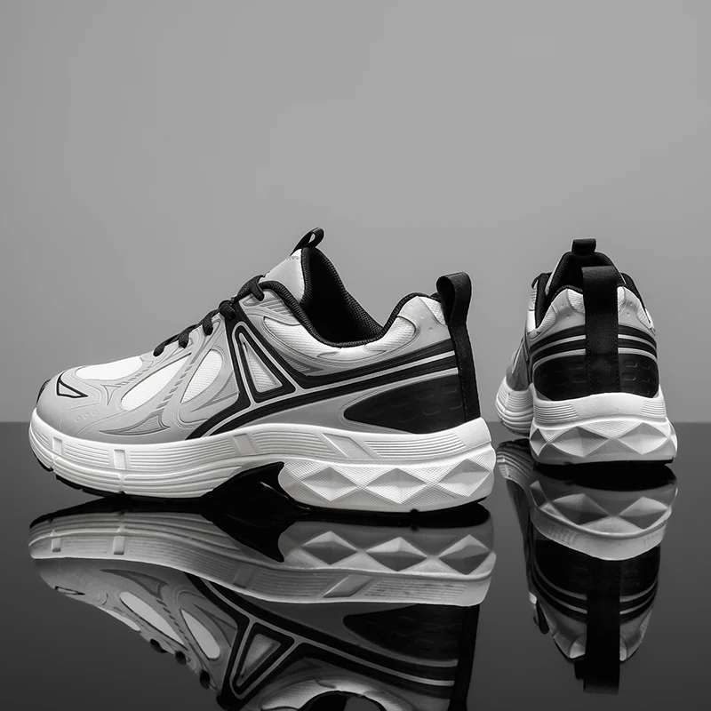 أحذية رياضية عالية الجودة للرجال منصة عادية الجري أحذية رياضية رجالية المدرب تنفس المشي حذاء كرة السلة النساء مريح