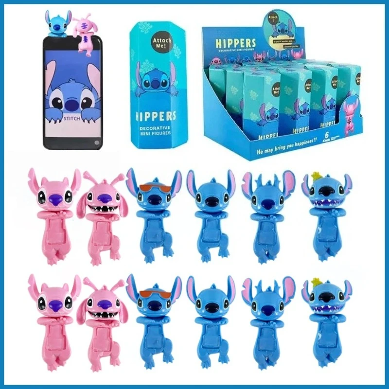 

NEW Hot Cute Stitch Angel Surprise Blind Box Party Angel MysteriousBox In-car Blind Box Cute Anime Figures Model Gifts Blind Box
