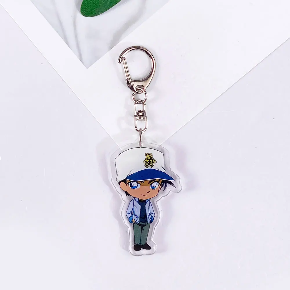 شخصيات أنيمي المحقق كونان الاكريليك لطيف المفاتيح الاكسسوارات حقيبة سحر ظهره قلادة الكرتون كيرينغ هدايا للأصدقاء