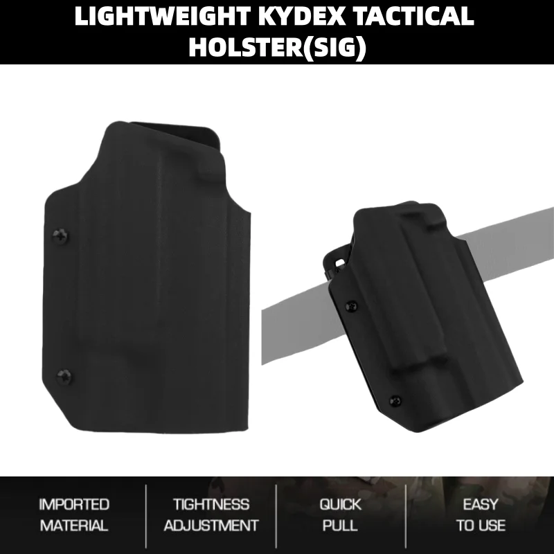 

Lightweight SIG Kydex Hunting Holster | Quick Release Kydex Holster | For Wilderness Exploration Equipment