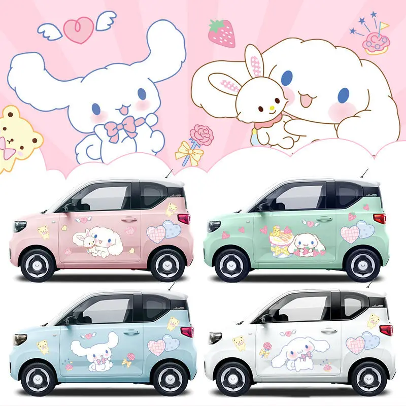 

Sanrio Cinnamoroll автомобильные наклейки Wuling Hongguang наклейка автомобильное украшение мультяшный Универсальный милый творческий новый 2024 оптовая продажа