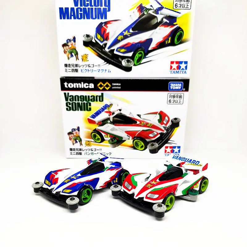 Takara Tomy Tomica Premium Unlimited Bakusou Kyoudai Let's & Go!! Vanguard Sonic Mini 4WD Diecast Alloy Car Model Collectible