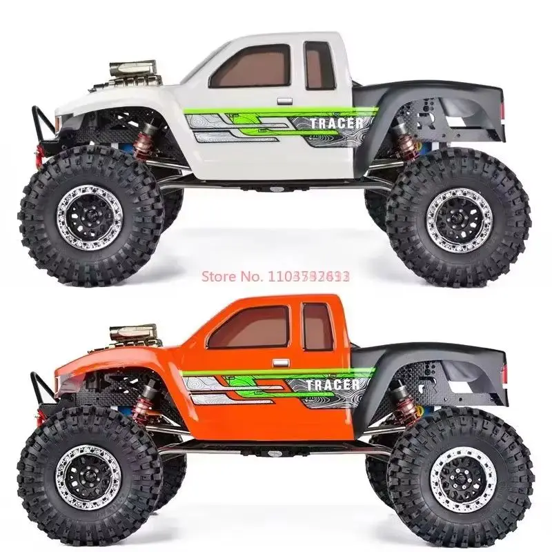 Novo rgt ex86180pro 1/10 rc simulação elétrica de controle remoto fora de estrada modelo carro rastreador rtr eixo de metal adultos crianças brinquedos