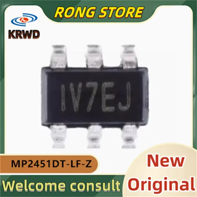 15PCS 1V7EJ New and Original Chip IC MP2451DT-LF-Z MP2451 SOT23-6 Buck Converter DC-DC chip