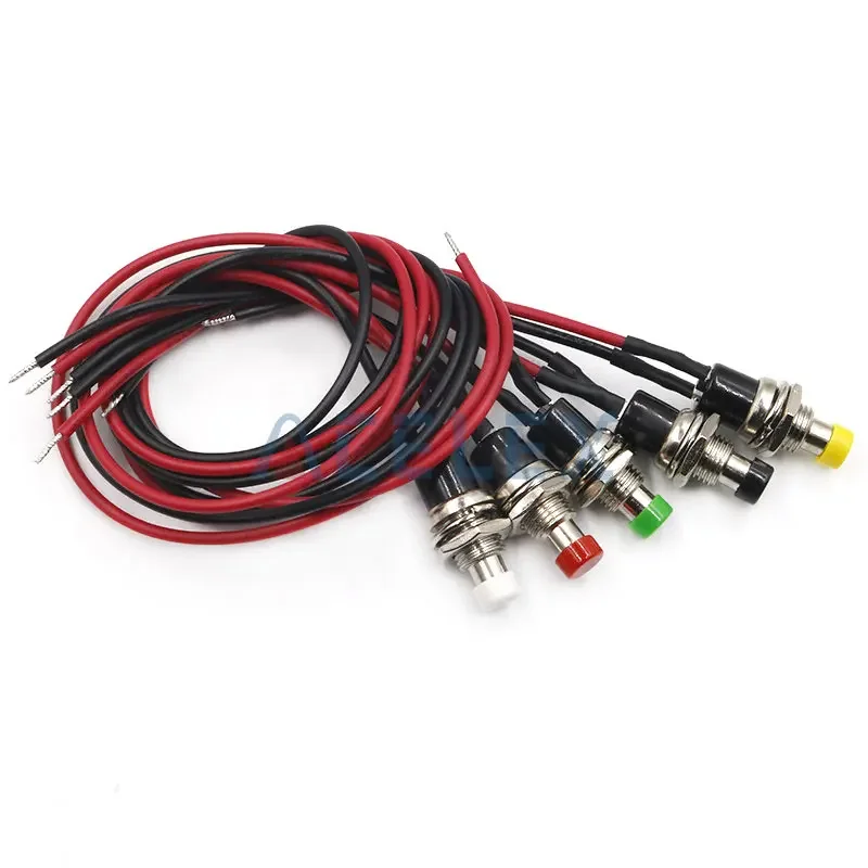 Push button switch waterproof small car circuit wire speaker electrical mini boat shape round line