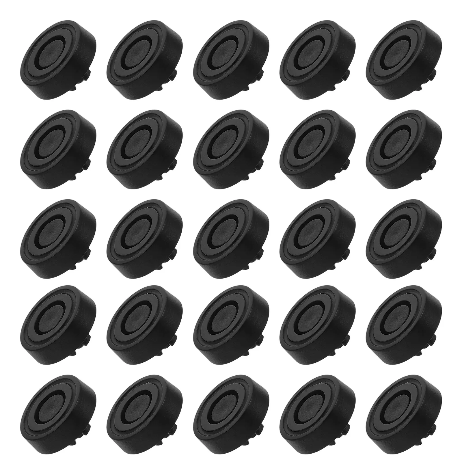 25Pcs Computer Case Feet Pad Anti Slip Anti Vibration Support for Pc Chassis Tower Desktop Housing Bottom Replacement Pads
