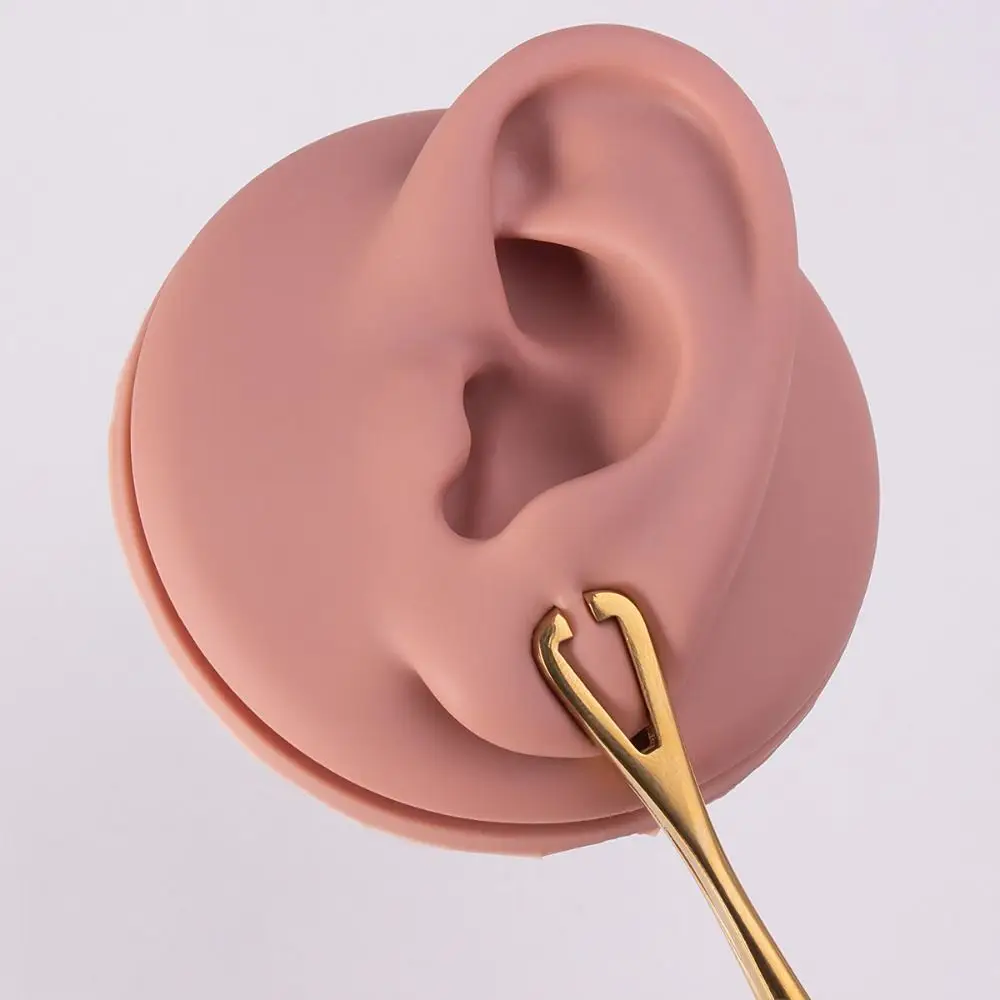 Body Jewelry Tool Stainless Steel Piercing Clamp Piercing Tools Puncture Tool Disposable Professional Tool Tweezers