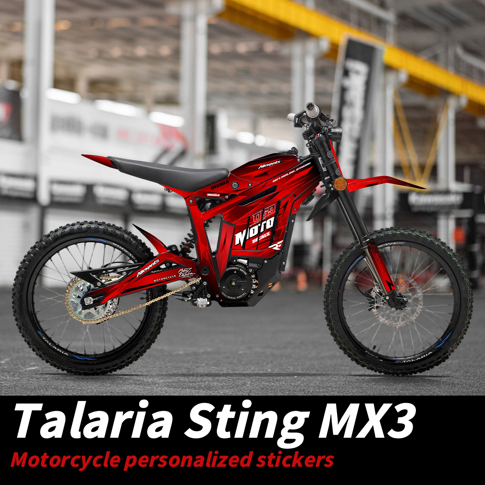 

Для Talaria Sting MX3 Премиум ПВХ наклейка на весь корпус - Изменение цвета на заказ, устойчивая к царапинам, водонепроницаемая декоративная наклейка для мотоцикла