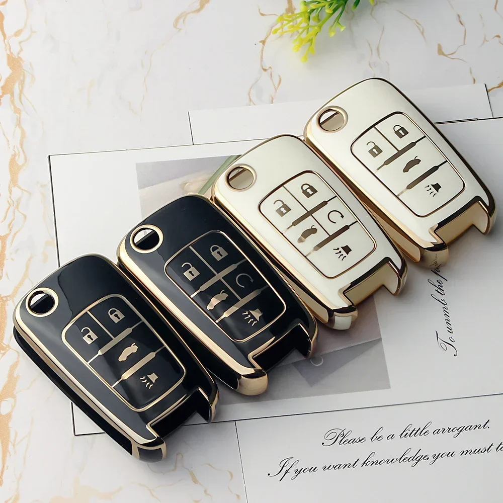 KEYYOU TPU Car Key Case Cover For Chevrolet Cruze Aveo Camaro Epica Lova Sail Spark Opel Vauxhall Insignia Astra J Mokka Zafira