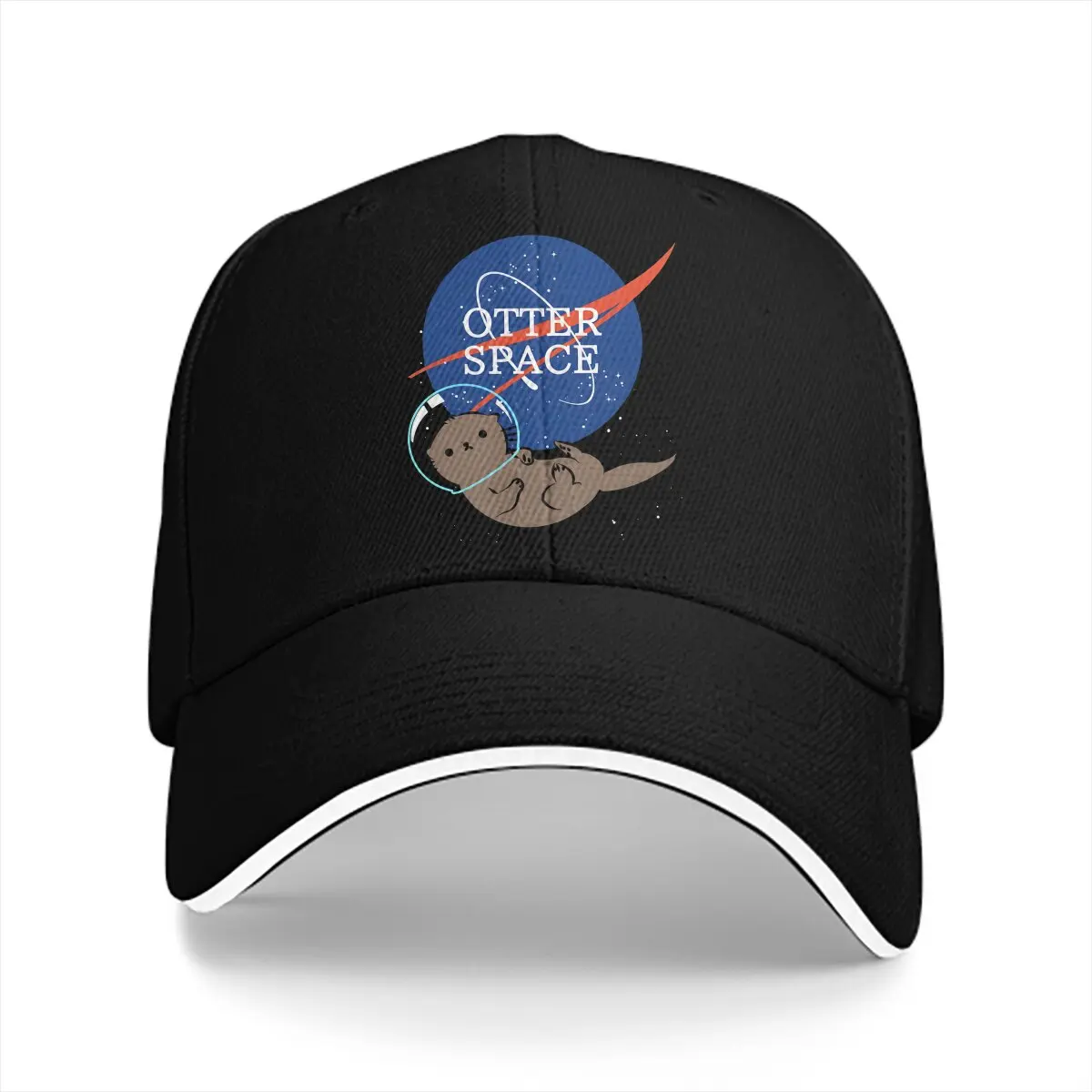 Summer Cap Sun Visor Nasa Otter Space Cute Harry Otter Hip Hop Otter Peaked Hats