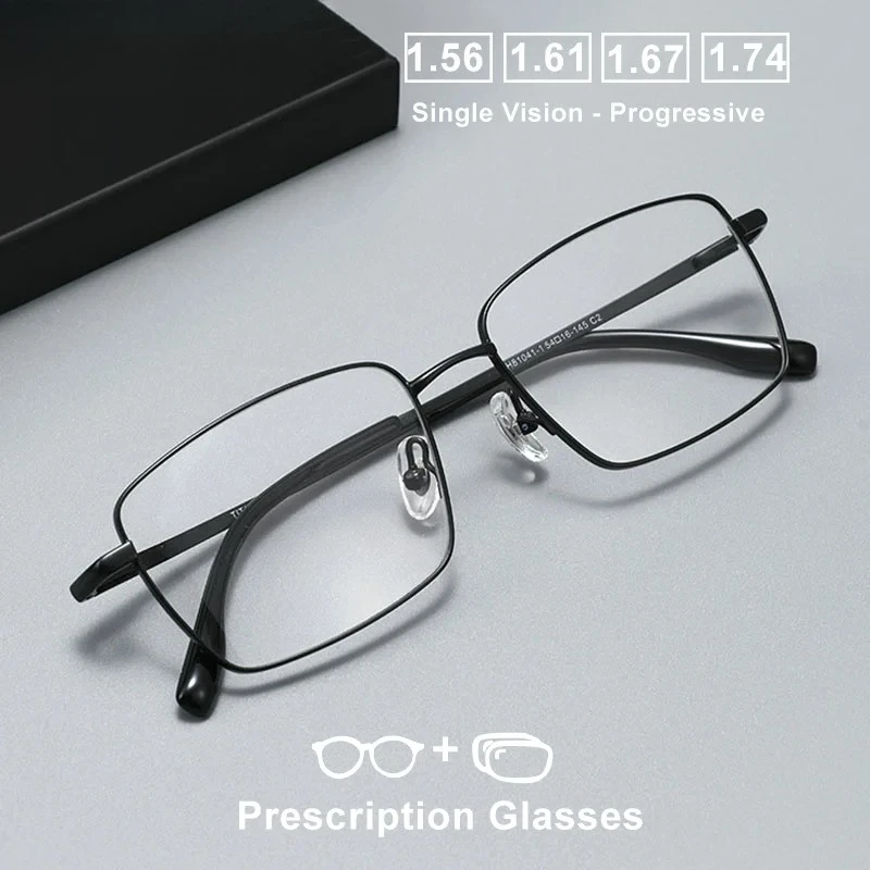 نظارات طبية بصرية للرجال بتصميم بسيط من Braz، وصفة مخصصة لقصر النظر، نظارات فوتوكروميك #2