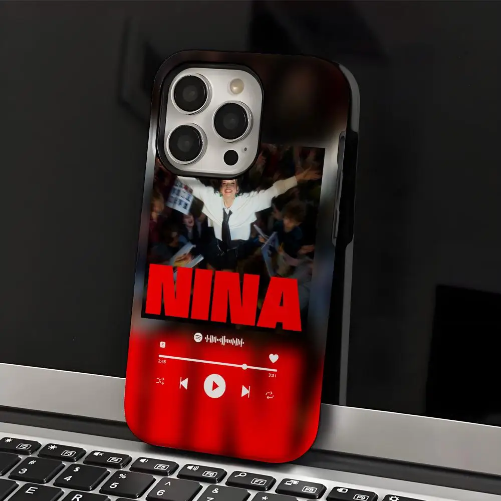 

N-Nina C-Chuba Phone Case Phone Case INS For IPhone 17 16 15 14 13 12 11 Pro Max X XR XSMax Plus Glossy Film Hard PC Cover