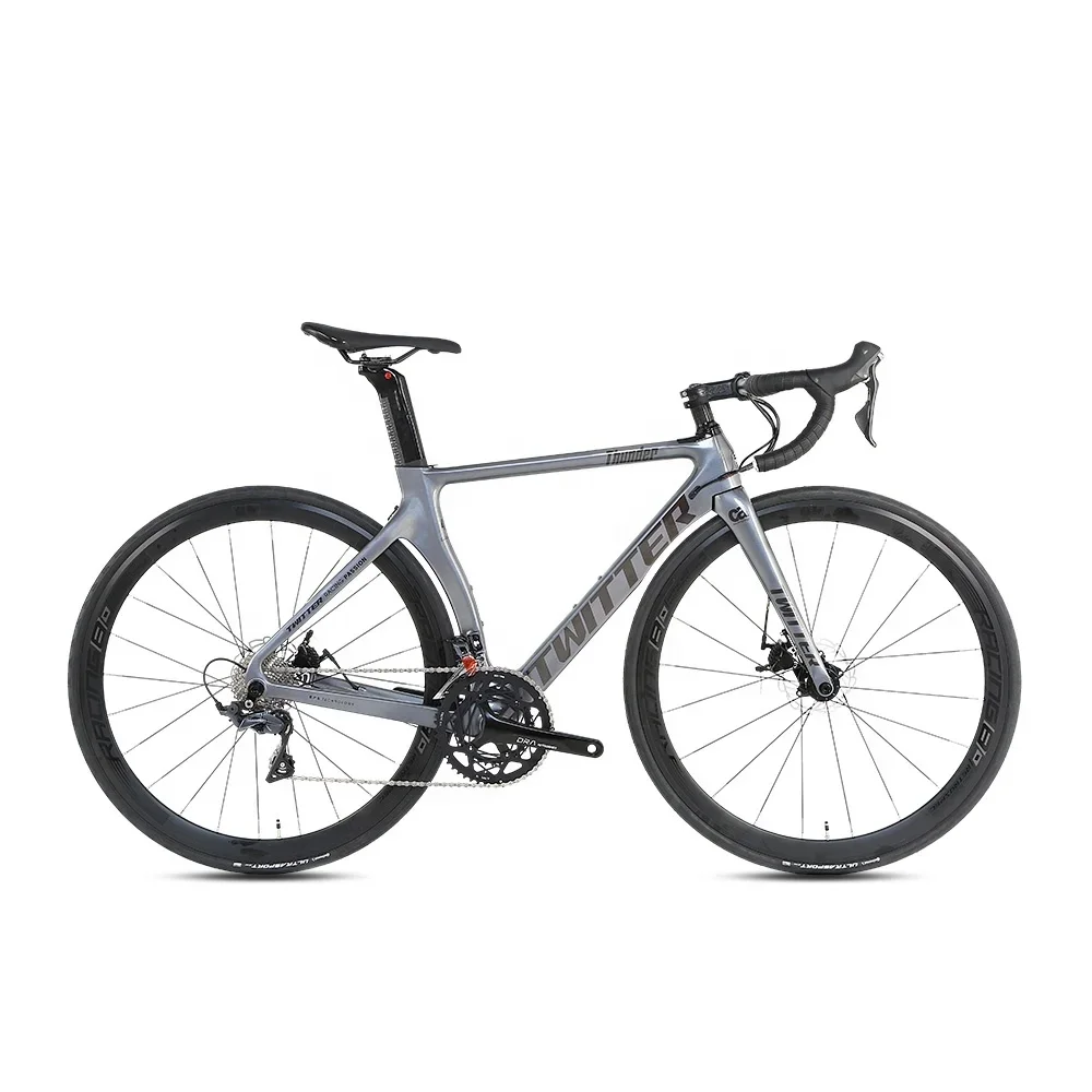 Frame Carbon Road Bike Twitter 700c 25c Cycle Carbon Fiber Frame Roadbike 22 Speed Bicycle For Men In Stock