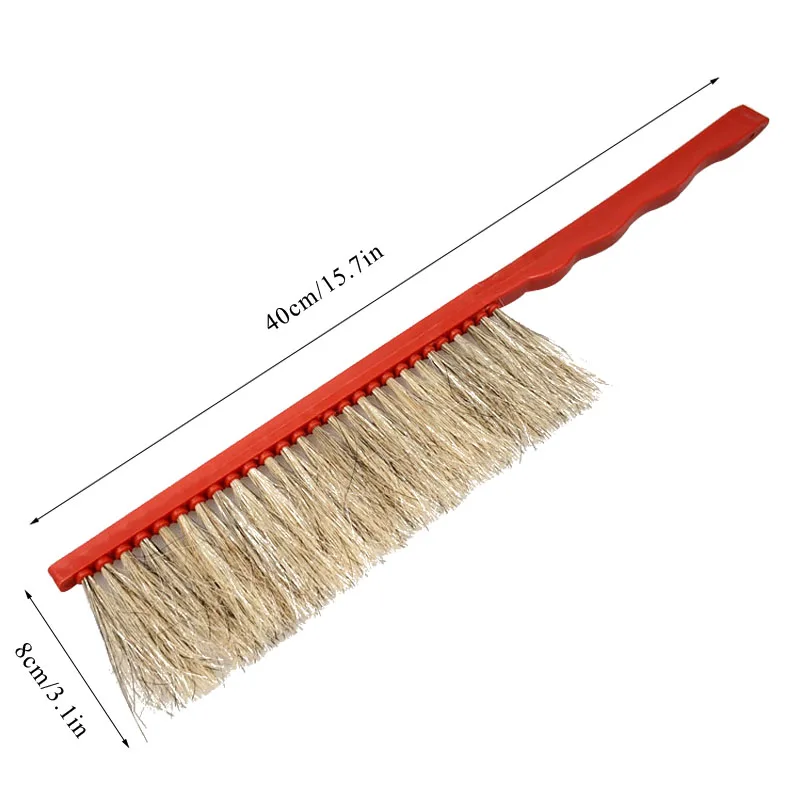 1 Pc Beekeeping Brush - Plastic Handle Beekeeper Beehive Cleaning Tool - Plastic Soft Bee Sweep Bristles Bee Brushes Beekeeping