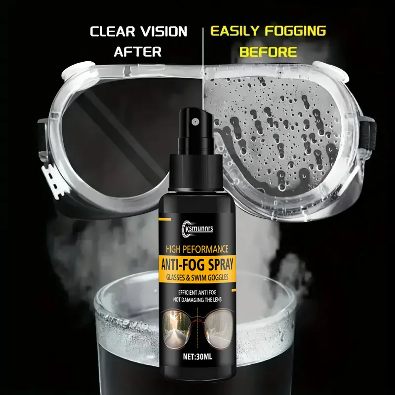 Fasilawei Rain Anti-Fog Spray - Glasses Goggles Helmet Car Window Portable Clear Vision Enhancer