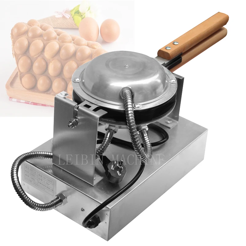 Alectric Egg Waffle Machine Digital Bubble Waffle Maker Egg Puff Maker For Sale