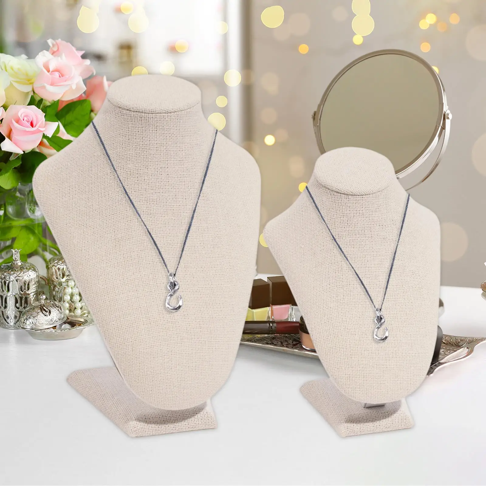 

Ожерелье-цепочка, ювелирные изделия, бюст, ожерелье-манекен для выставочного зала, торгового шоу