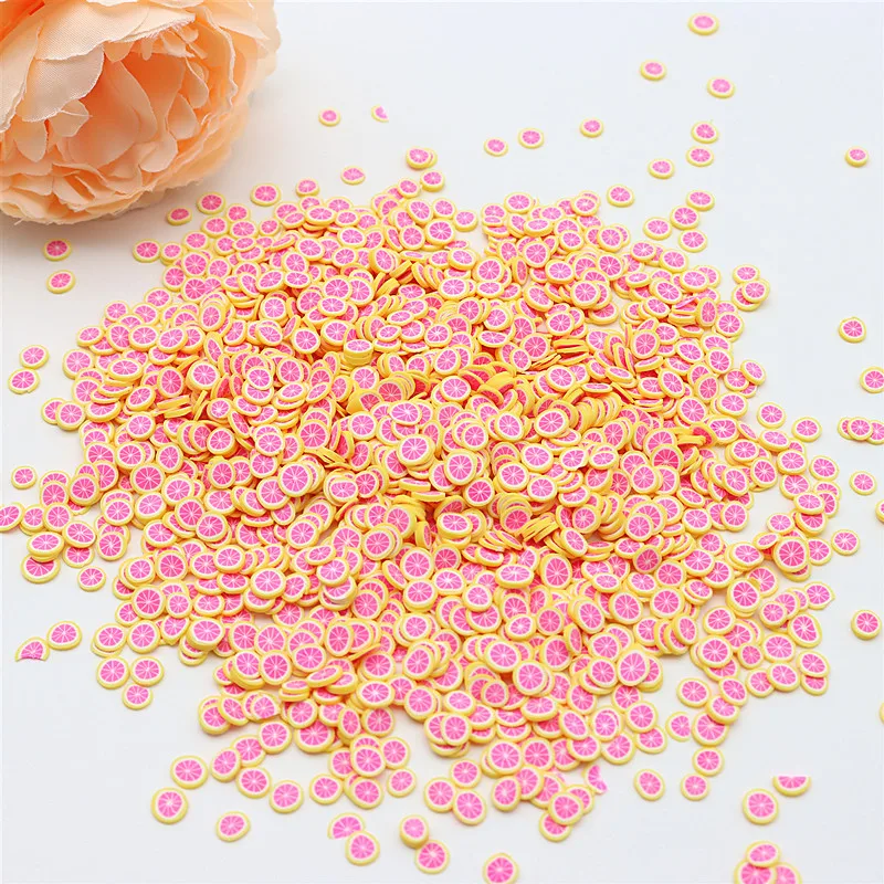 50g Soft Clay Fruit Diy Glue Drop Mold Filler Accessories Nail Jewelry Slime Material Crystal Mud