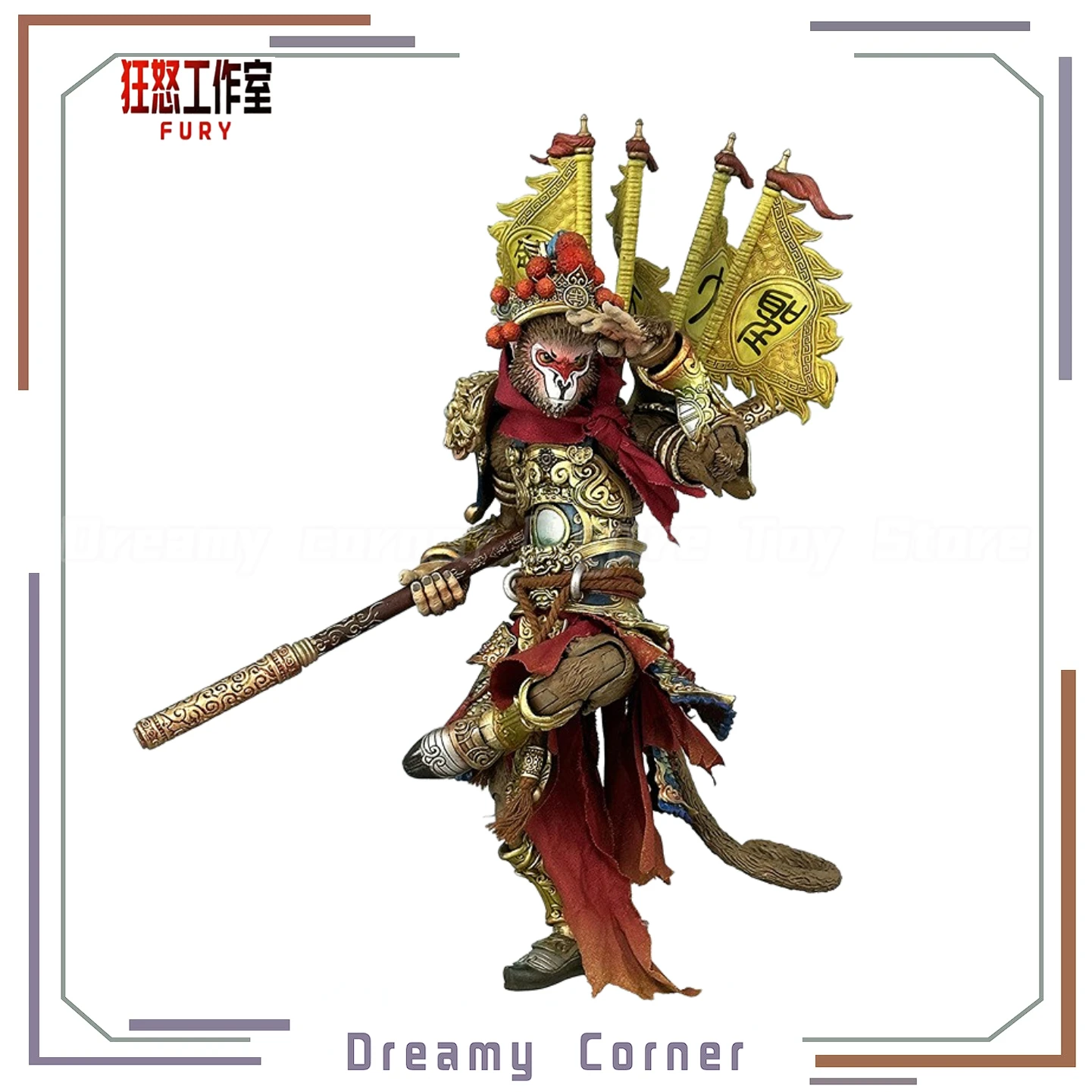 

В наличии: Оригинальный набор аксессуаров FURY TOYS Sun Wukong, диорама «Алхимическая печь», коллекционная модель фигурки 1/12.
