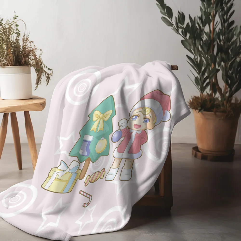 TU Cozy Christmas Blanket Flannel Throw Soft Warm Holiday Festive Decor Gift Kids Adults Bedroom Living Room