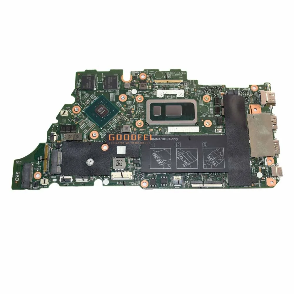 

Материнская плата ноутбука 18778-1 с процессором I5 I7-10-го поколения MX230 MX250 GPU 4 ГБ 8 ГБ ОЗУ для DELL Inspiron 5490 5590 5498 5598