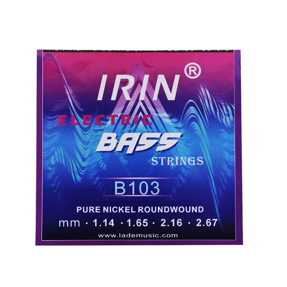 Electric Bass String Nickel Alloy Wrapped String B103 PVC Bag Stringed Instrument Accessories Bass Parts