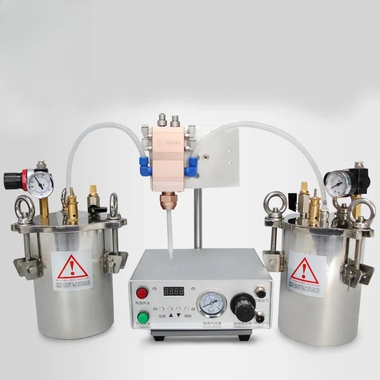 

Полуавтоматический дозатор эпоксидного клея ab, пневматический автоматический дозатор, 2-компонентная машина для дозирования клея эпоксидной смолы