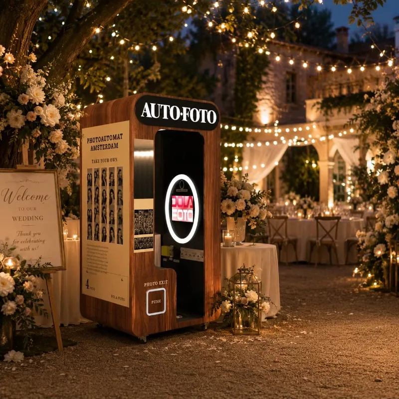 All-in-one PhotoBooth Passport Photo Booth Printer Customize Vending Machine Remote High Technology Supplier Software Logo Shell