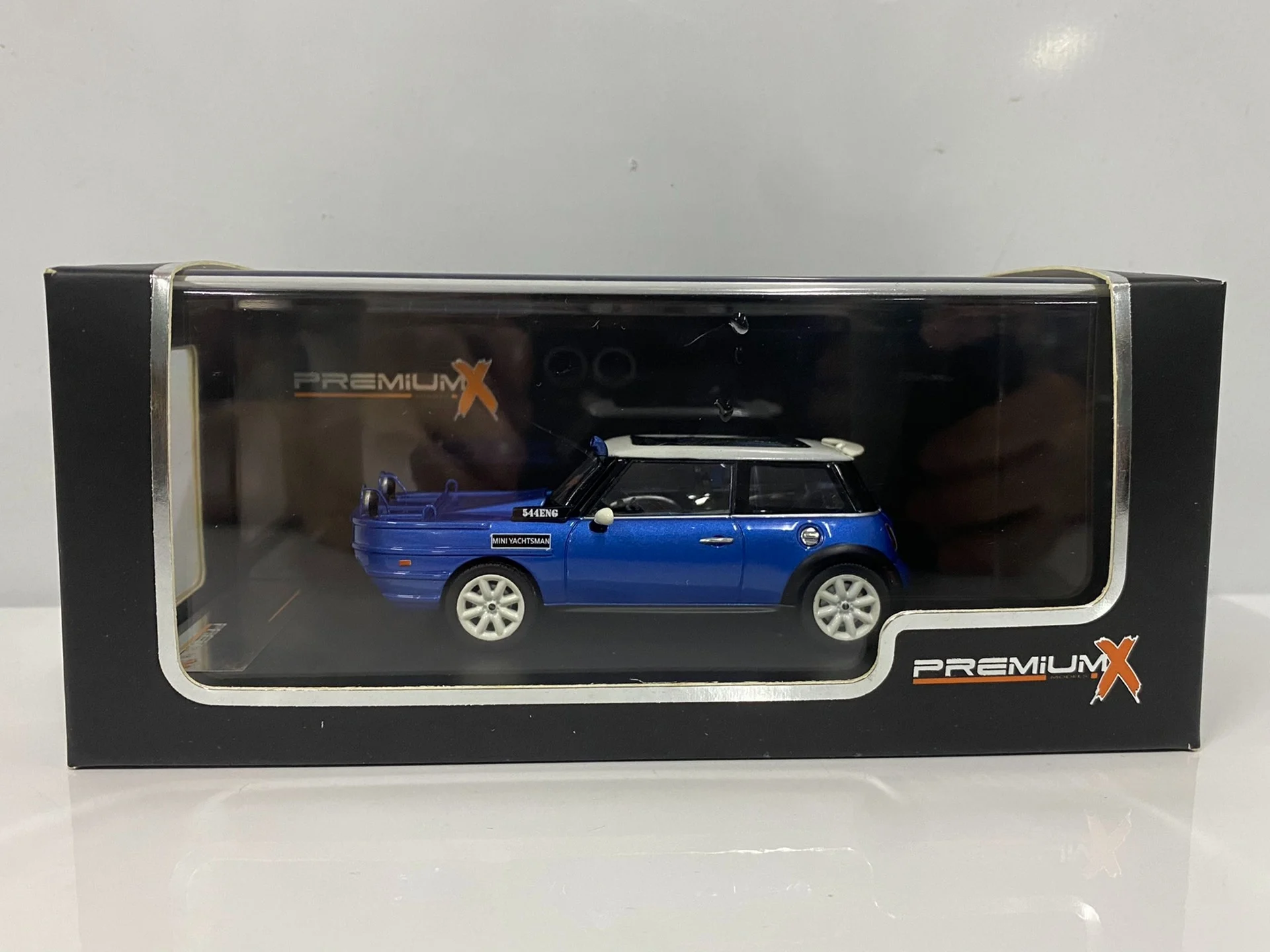 

Литой под давлением Премиумкс масштаб 1/43, BMW MINI Cooper Yatchsman 2012, модель автомобиля, Коллекционная игрушка, подарок, сувенир, украшение для дисплея