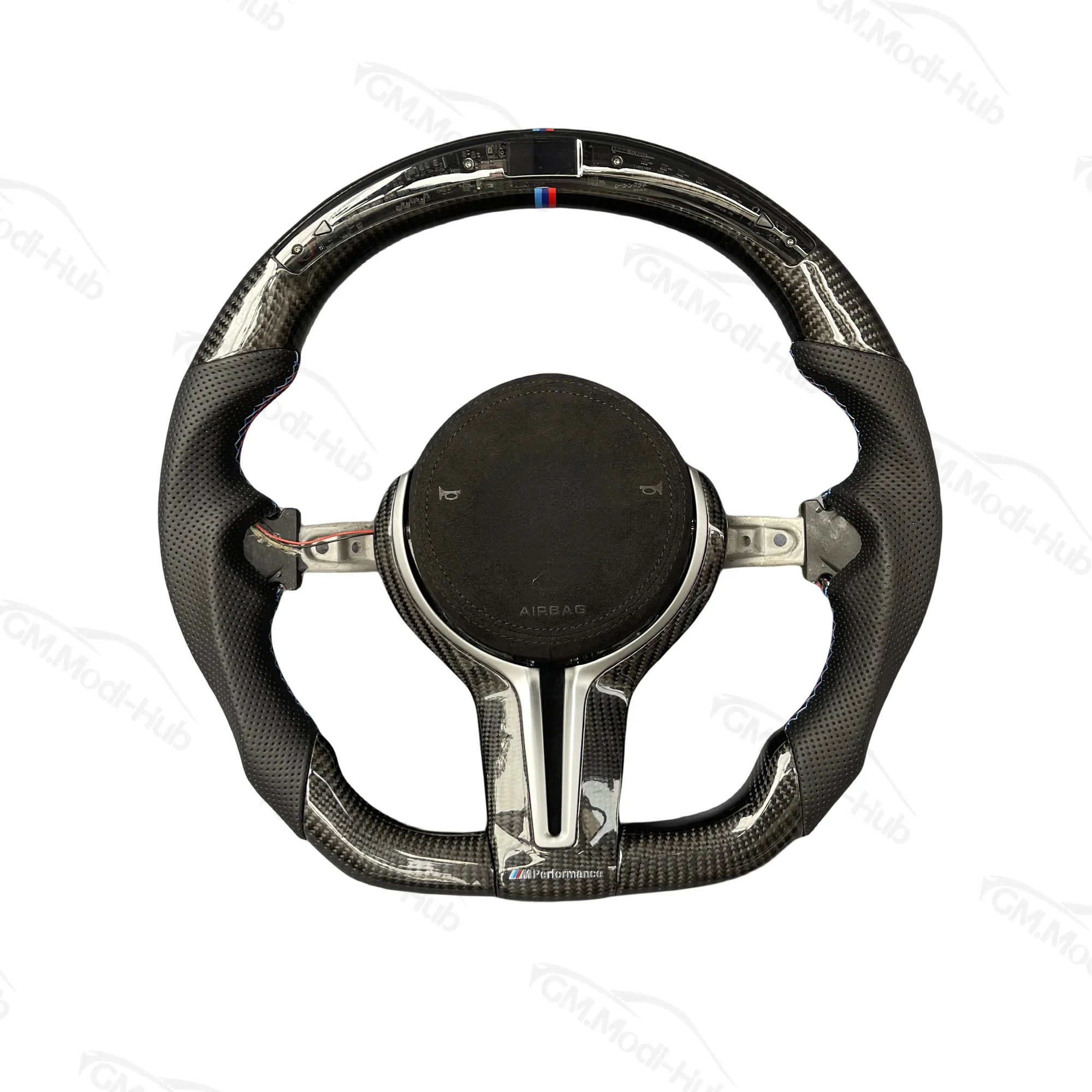 GM.Modi-Hub Factory Direct Carbon Fiber Steering Wheel For BMWs M2 M3 M4 F87 F80 F82 F83 M Sport