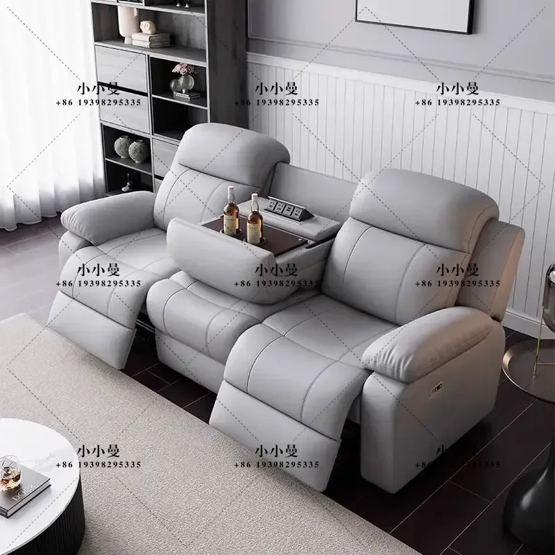 Italian light luxury new living room multi-functional first-class space living room combination electric sofa