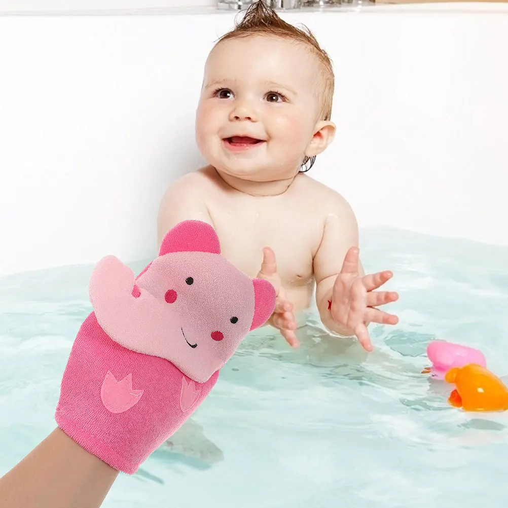 

3Pcs Bath Shower Gloves Exfoliating Mittens Soft Durable Reusable Skin Cleaning Supplies Body Scrubbing Bath Accessories