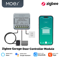 MOES Tuya Zigbee Garage Door Controller Module Smart Home Real-time Notifcation App Remote Control Works With Alexa Google Home