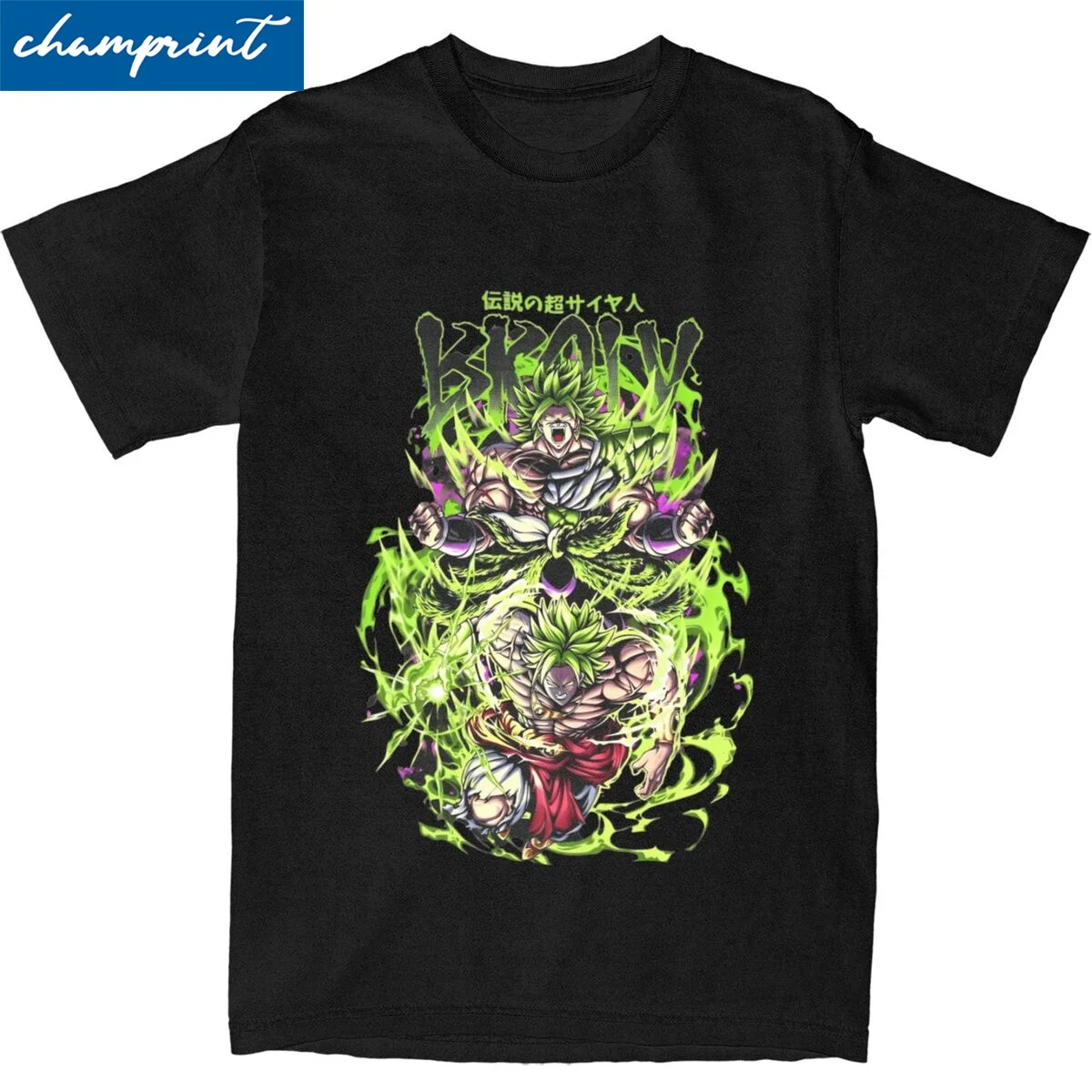 Dragon Ball Broly Power T-Shirts for Men Women Unique 100% Cotton Tee Shirt O Neck Short Sleeve T Shirt Plus Size Clothes