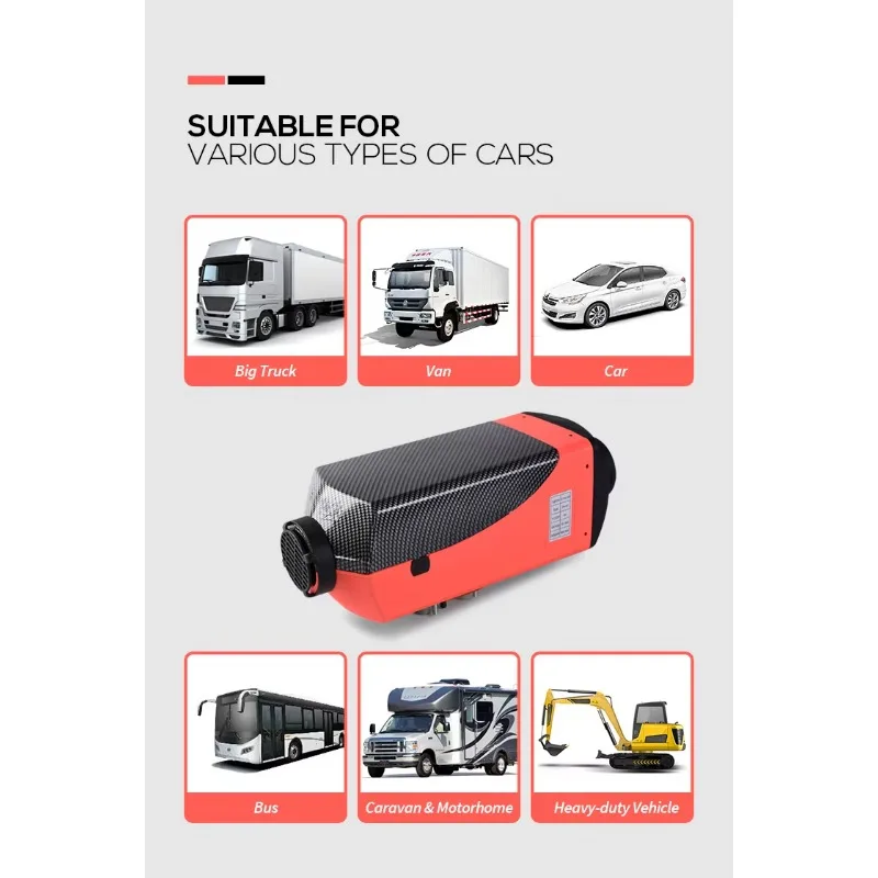 

12V 2KW Air Parking Heater New Diesel 2000W For Truck Caravan Camper Van-Retrofit/Upgrade One Year