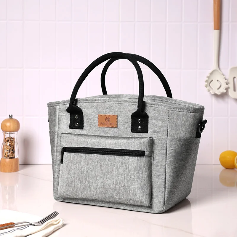 Cooler Bag Large Capacity Lunch Bag Insulated Bag Refrigerator Handheld Meal Bag Long-lasting Cold Storage Bag Foldable Bag