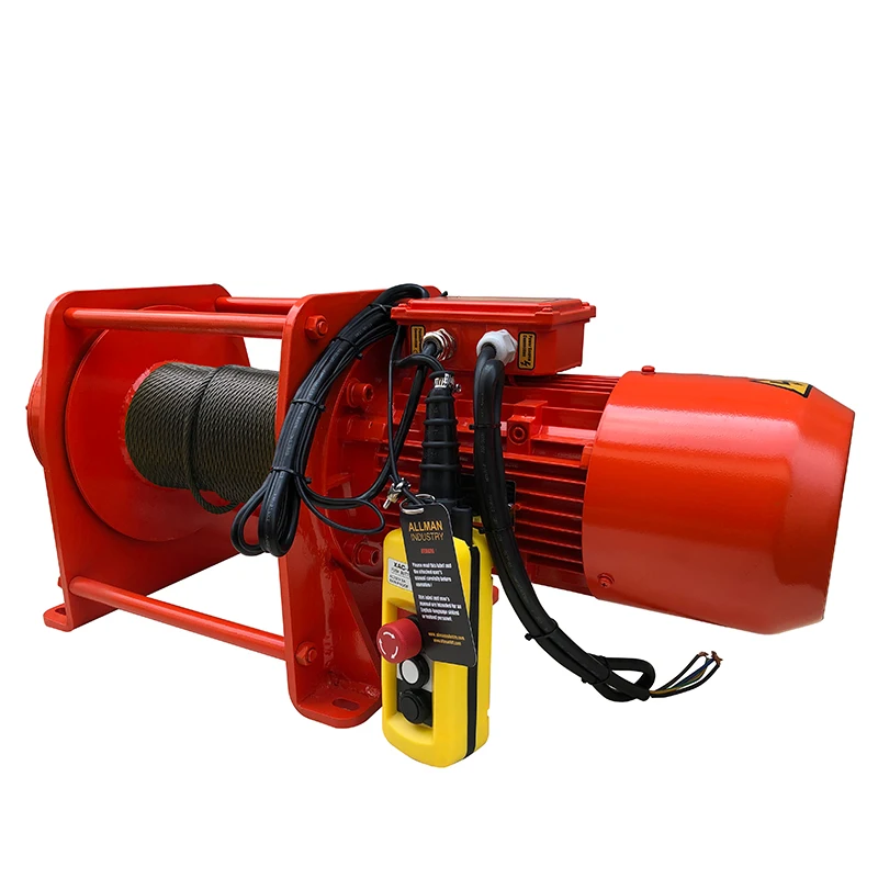 

1000Kg AMW Electric Winch Windlass CE Heavy long Rope Fast Speed