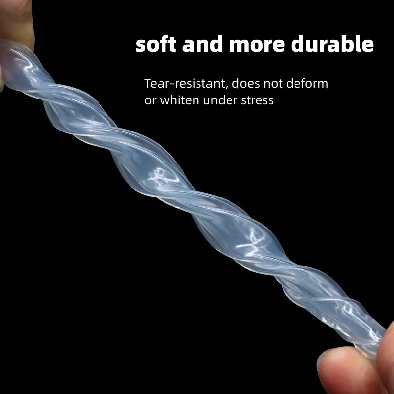 Tube flexible en silicone transparent, tuyau de qualité alimentaire, température 02/10/2018, non CUCUT, ID 8, 7, 6, 5, 4, 3, 2.5, 2, 1, 0.5mm, 1m, 5m