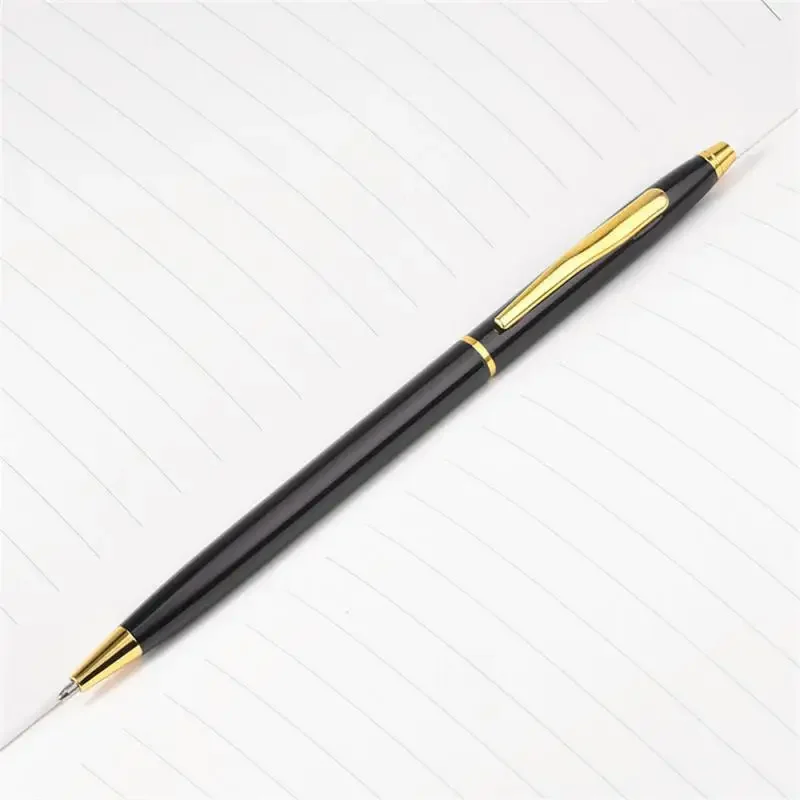 luxury high quality Twist Wave pattern drawing ink METAL Ballpoint Pen Stationery Office school supplies