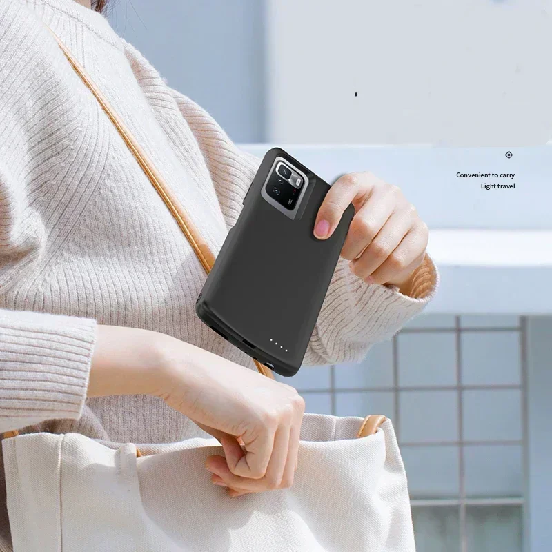 20000mAh Power Case for Xiaomi Redmi Note 10 Pro External Battery Charger Case Portable Power Bank Charging Cover Redmi Note 10