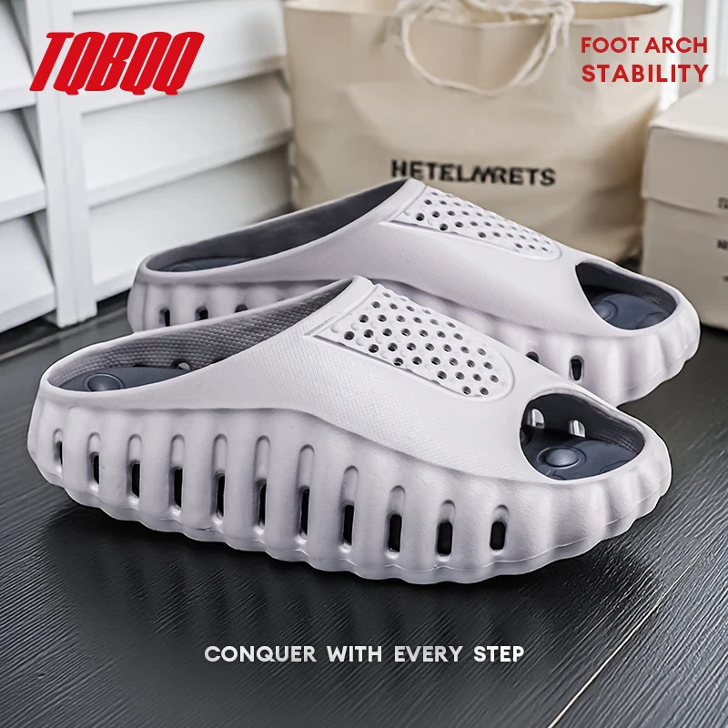 

Men's Summer Massage Slippers Indoor Outdoor Beach Sandals Comfortable Slides for Male Home Slippers