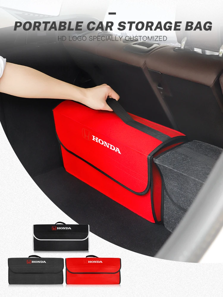 Boîte de rangement de coffre de voiture Honda, sac de rangement pliable de grande capacité pour Honda Accord Civic FIT Insight CRV Jazz HRV CRZ City Vezel