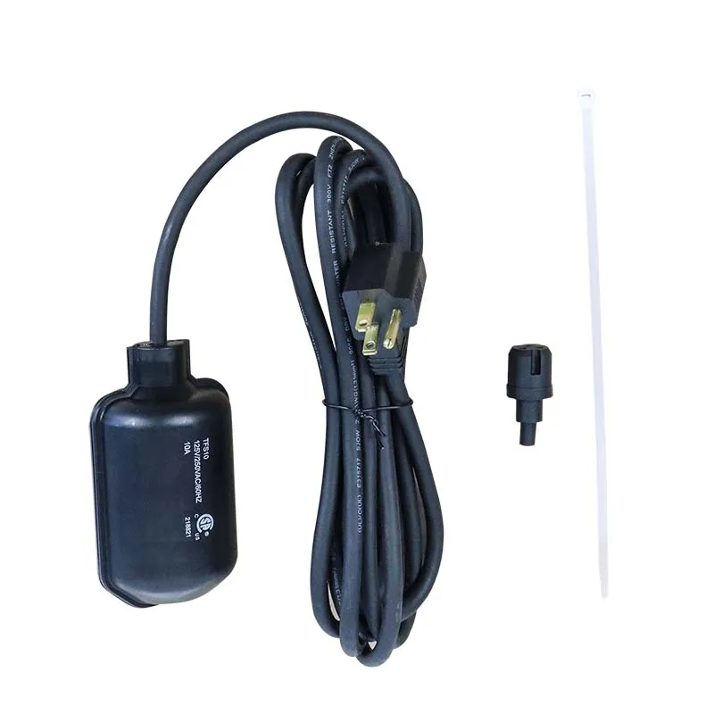 Sump Pumps Parts/Accessories Tethered Float Switch Piggyback Plug with 10 Inch Cord