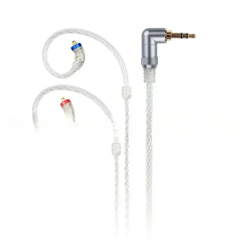 

LC-3.5BS/2.5BS Short High-Purity Copper-Plated Silver Standard MMCX 3.5/2.5Mm Connector Headphones For//FiiO